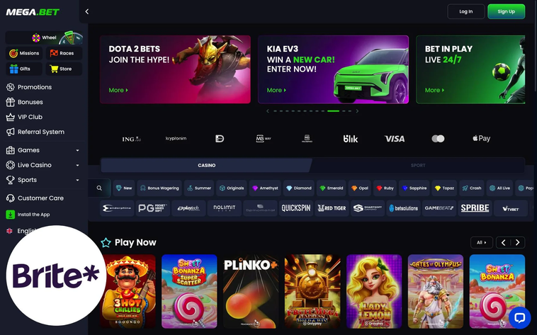 brite casino Gameplay